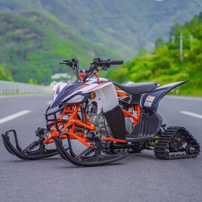 125cc sneeuwscooter ATV motor slee sneeuwfiets met elektrische start en wielen / spoor