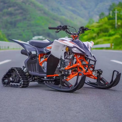 125cc sneeuwscooter ATV motor slee sneeuwfiets met elektrische start en wielen / spoor