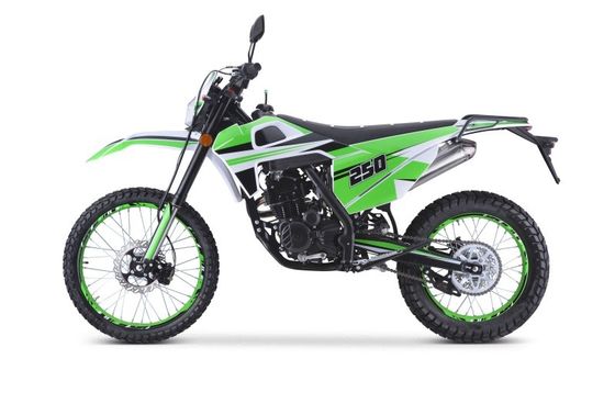 Gepersonaliseerde ondersteunde 250cc Dirt Bike Motocross met elektrische start en aangepaste kleuren