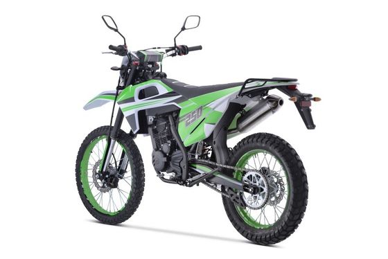 Gepersonaliseerde ondersteunde 250cc Dirt Bike Motocross met elektrische start en aangepaste kleuren