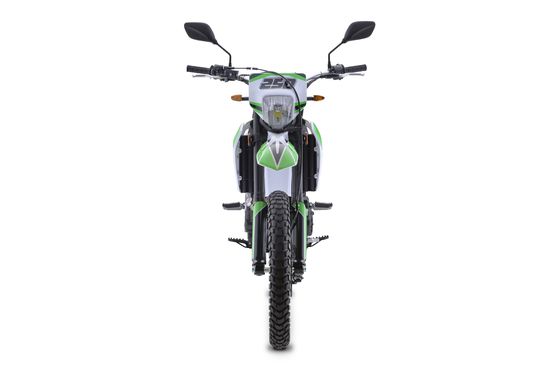 Gepersonaliseerde ondersteunde 250cc Dirt Bike Motocross met elektrische start en aangepaste kleuren