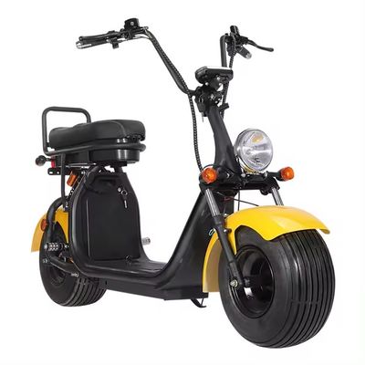 Electric Fat Tire Citycoco Scooter 1500w Motorcycle Chopper met maximale snelheid 41-50km/h