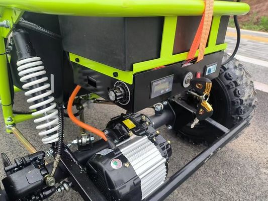 Snelheid 1000W Shaft Drive Go Kart met dubbele hydraulische schijfrem en verstelbare stoel