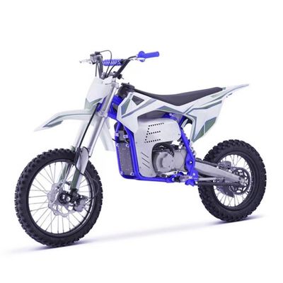 Off-road elektrische motorfiets 2000W 48V 60V met verwijderbare batterij en dubbele oliebrem