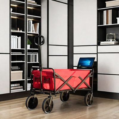 Op maat gemaakte ondersteunende opvouwbare outdoor utility wagon voor tuin- en sportavonturen