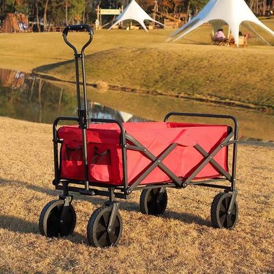 Buitenopvouwbare campingkar met 10 cm brede banden en licht frame