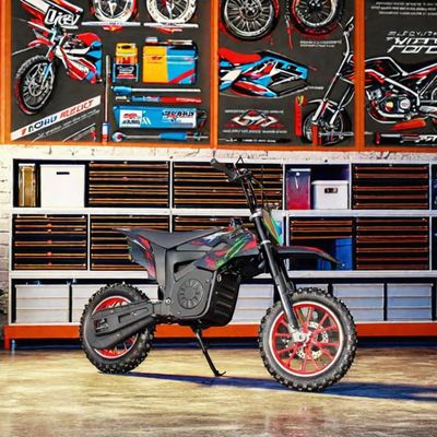 1200W elektrische Dirt Bike met stickers en max. snelheid 40 60km/h Off-road motorfietsen