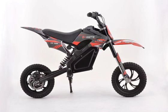 350W Motor Power Kids Dirt Bike 24v 500W Elektrische motorfiets met voor- en achterrem