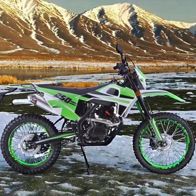 250cc motor aangepaste kleuren ondersteund off-road benzine Dirt Bike voor volwassenen