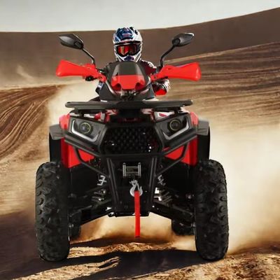 200cc Benzine ATV's Quad Bikes Long Range 4 Wheel Motorcycle met wielbasis 600-1000mm