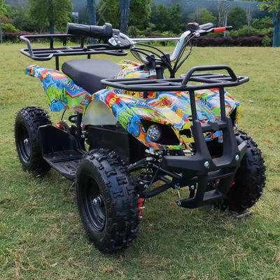Shaft Drive Transmission System 500w Kids Racing ATV Quad voor kinderen 2WD Electric Power