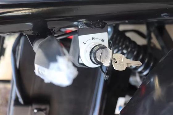 Twee zitplaatsen elektrische go cart met voorste schijf achterste schijfrem systeem en 60V spanning