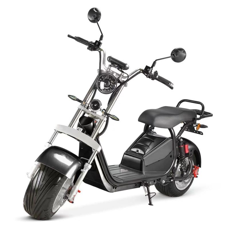 Citycoco Twee zitplaatsen elektrische scooter voor volwassenen Batterijcapaciteit 10 20Ah Groot vermogen