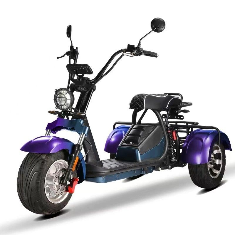 2000W EEG 60V 20AH Citycoco Elektrische scooter Breedband en aangepaste kleuren ondersteund