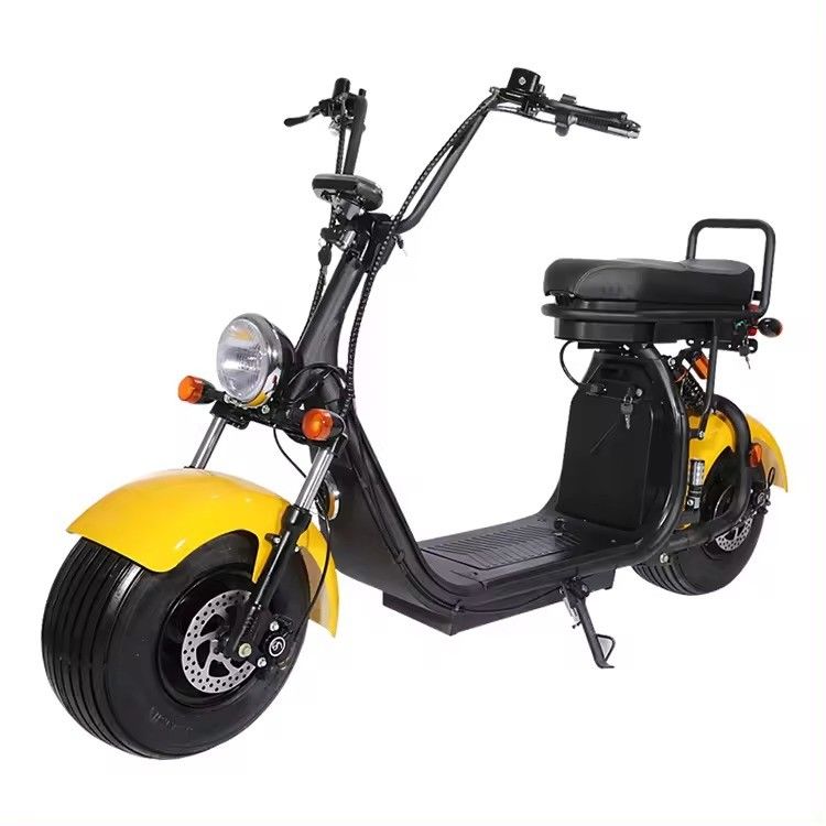 Electric Fat Tire Citycoco Scooter 1500w Motorcycle Chopper met maximale snelheid 41-50km/h