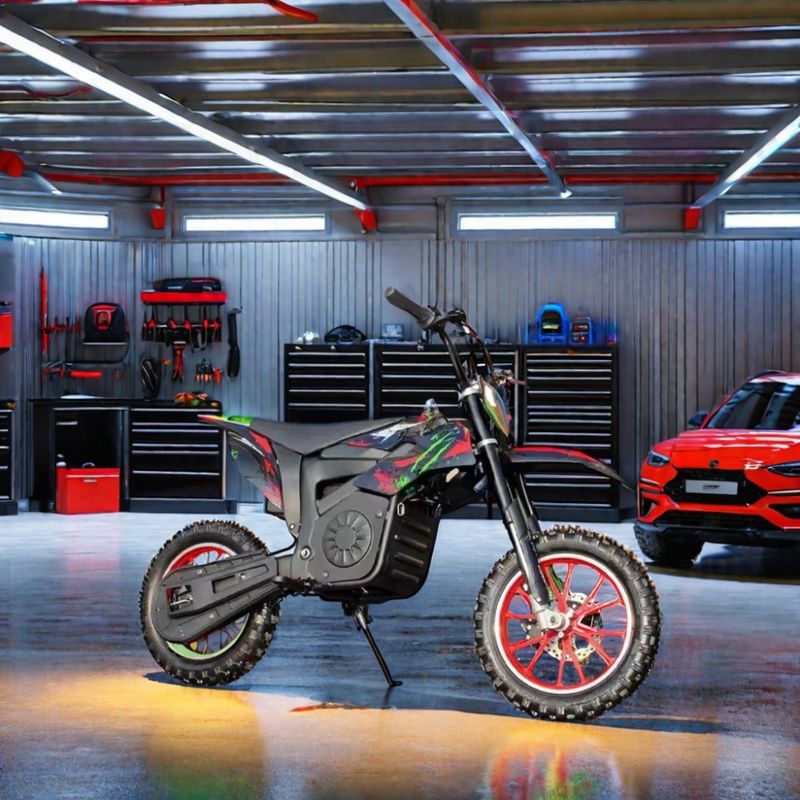 48V 60V 1200W1600W 2000W elektrische Dirt Bike met voor- en achtermechanische schijfrem