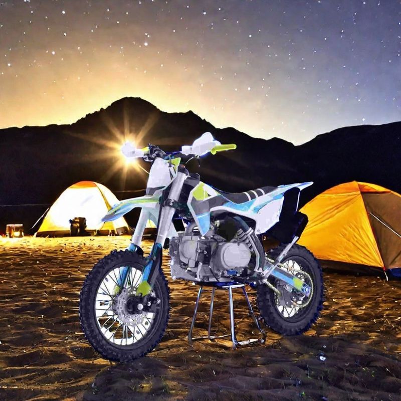 Aotong Motor 125cc pitbike voor off road avonturen elektrische start max. snelheid 40 60km/h