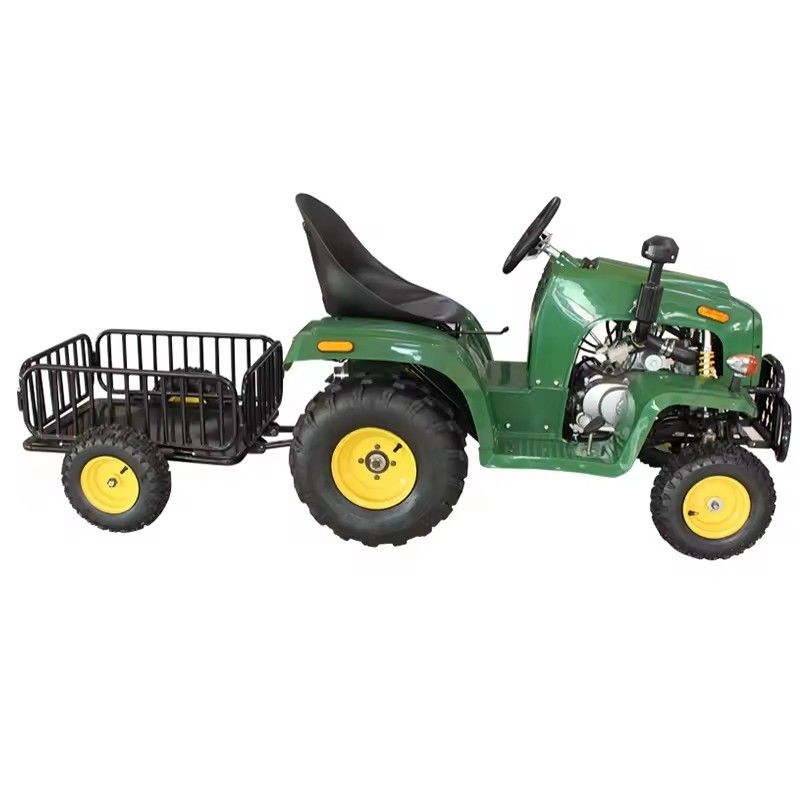 110cc mini tractor voor kinderen aanpasbare kleuren rem gewicht 100-200kg ondersteund