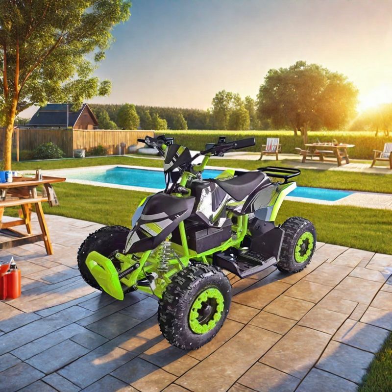Elektrische Mini ATV Quad Bike voor kinderen 36V 500W Motor en 600-1000mm wielbasis
