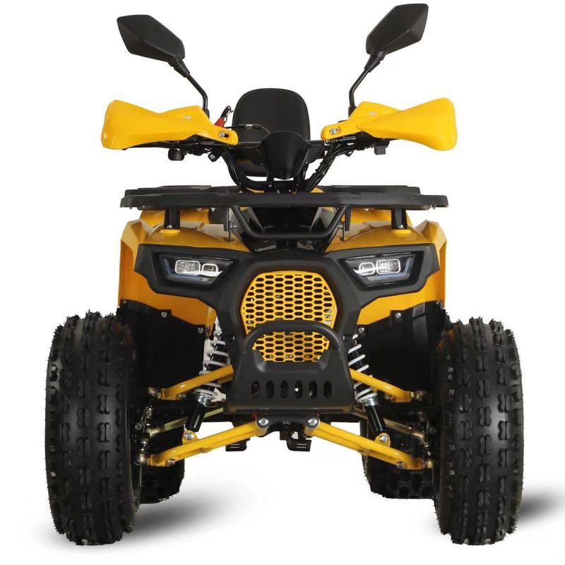 Gepersonaliseerde ondersteunde kleuren Krachtige 125 cc keten aandrijving Gas Racing ATV voor volwassenen
