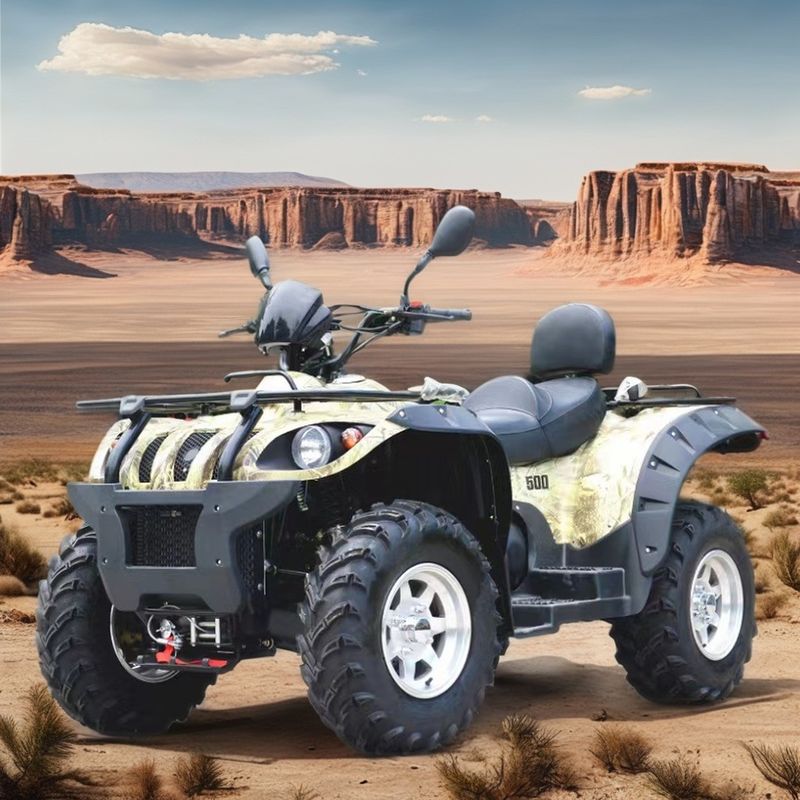 Krachtige 500cc motor 12V Spanning Atv 4*4 Quad voor volwassenen Off Road UTV Motorfiets