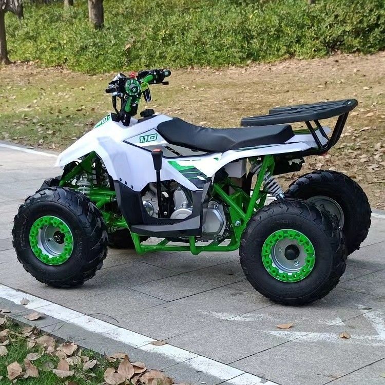 Voordrommel- en achterschijfrem 4-takt offroadvoertuig met keten aandrijving